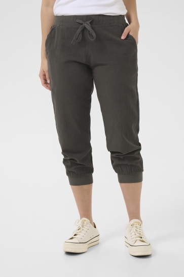 Kaffe Broek NAYA CAPRI 10502803 190205 BLACK OYSTER