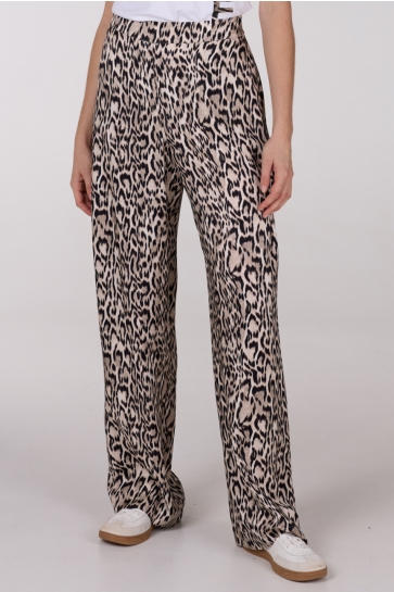 Juffrouw Jansen Broek ROMANA SS25 BROEK WA 429 WIDE 000130 SAND