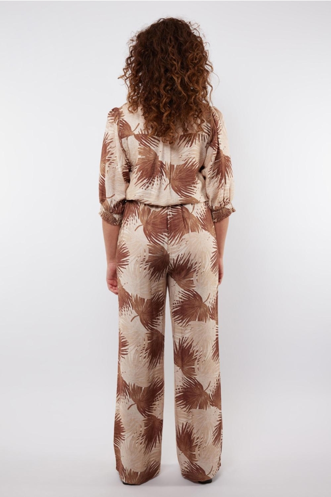 SHANNON PANTS 25ZQH07 011518 OFFWHITE/TIGER EYE