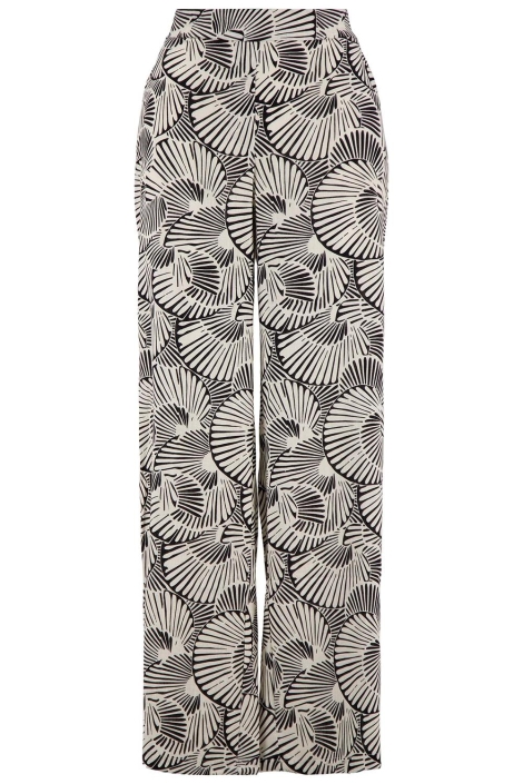 Zusss wijde broek met grafische print