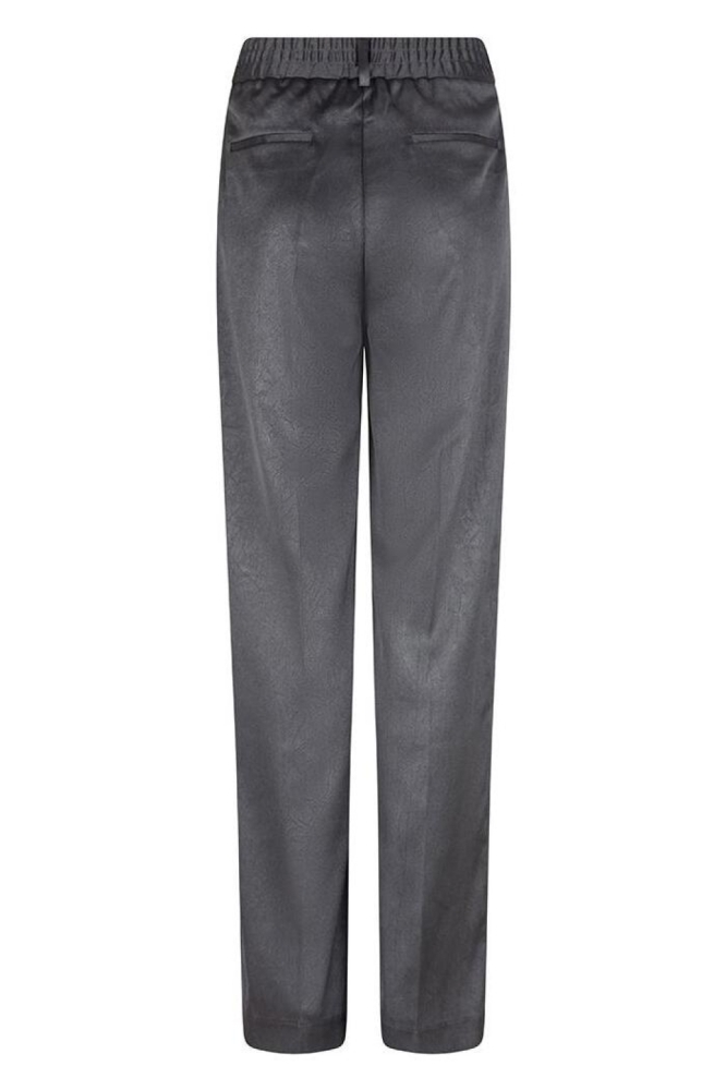 EsQualo grijze dames broek | Achteraanzicht