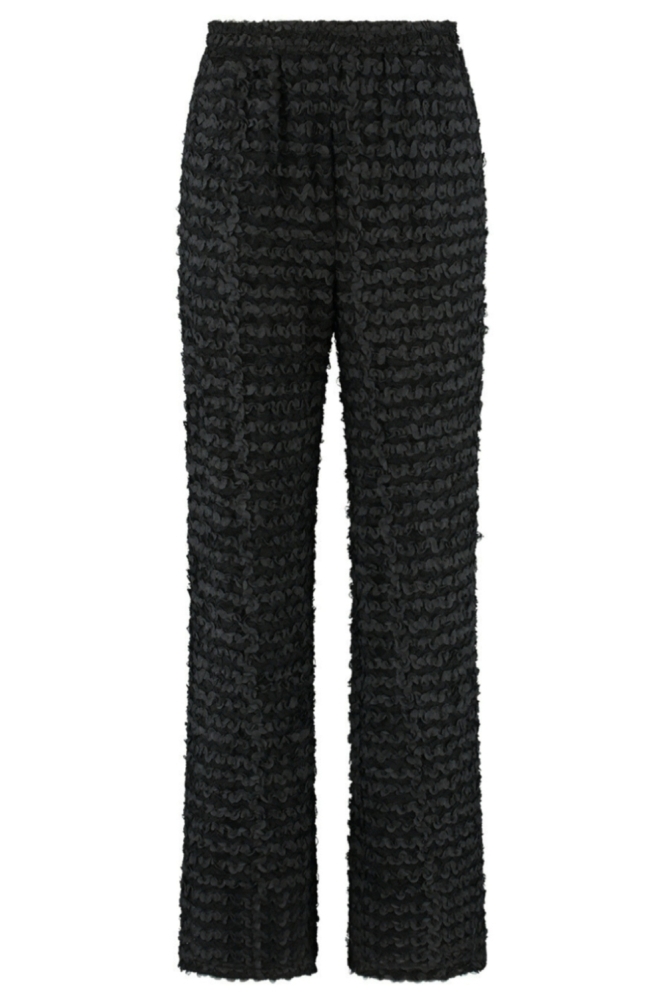 Studio Amaya zwarte dames broek | Vooraanzicht