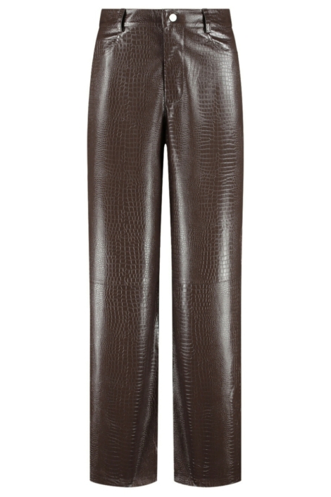 Studio Amaya bruine dames broek | Vooraanzicht