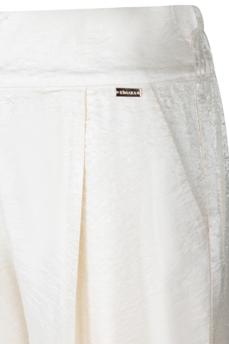Kimara ecru dames broek | Close up