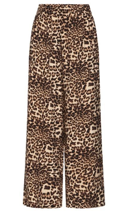 Ichi bruine dames broek | Vooraanzicht