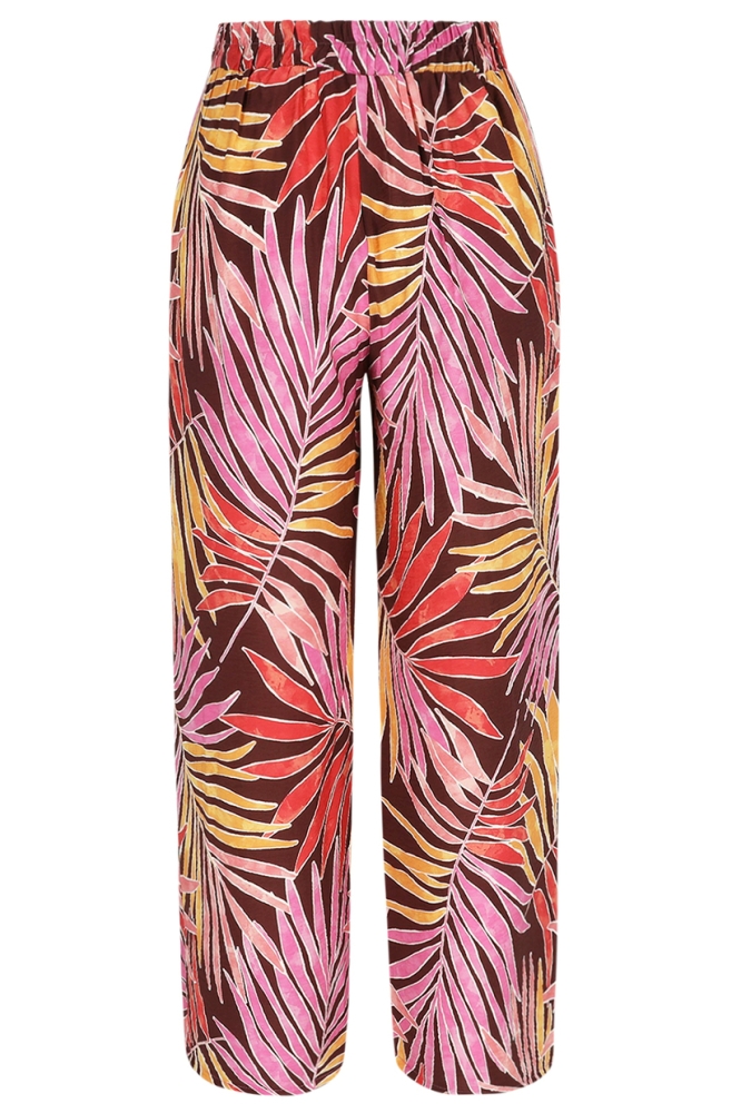 LolaLiza blauwe dames broek | Achteraanzicht