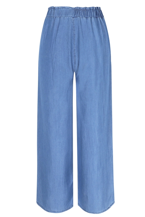 LolaLiza blauwe dames broek | Achteraanzicht