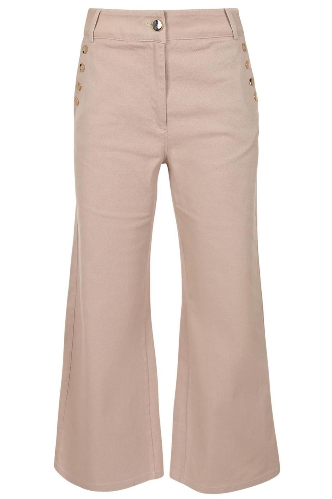 Zizo beige dames broek | Vooraanzicht