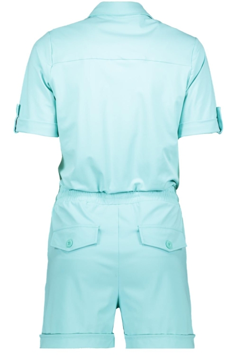 Zoso blauwe dames jumpsuit | Achteraanzicht