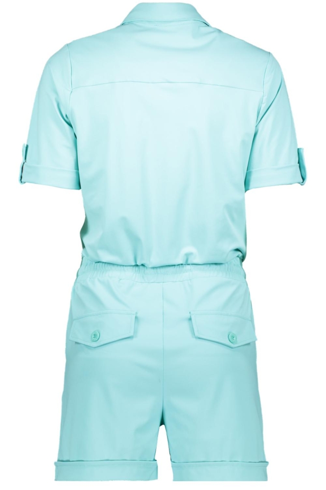 Zoso blauwe dames jumpsuit | Achteraanzicht