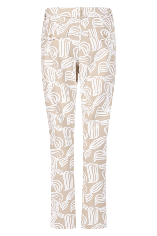 Zoso beige dames broek | Achteraanzicht