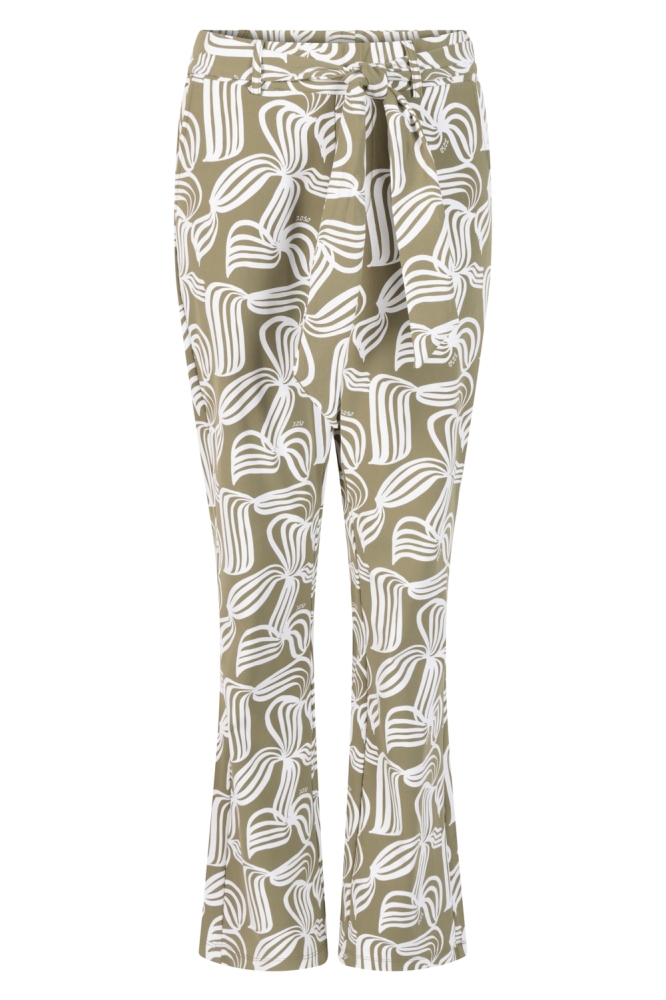 Zoso groene dames broek | Vooraanzicht