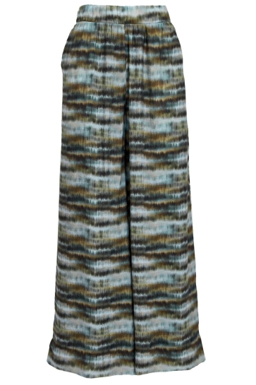 Peppercorn Broek IRMELIN PANTS PC8407 3975P MERMAID GREEN PRINT