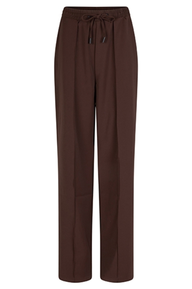 Lofty Manner bruine dames broek | Vooraanzicht