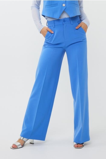 EsQualo Broek TROUSERS CHINO CITY SP25 10005 600 Blue