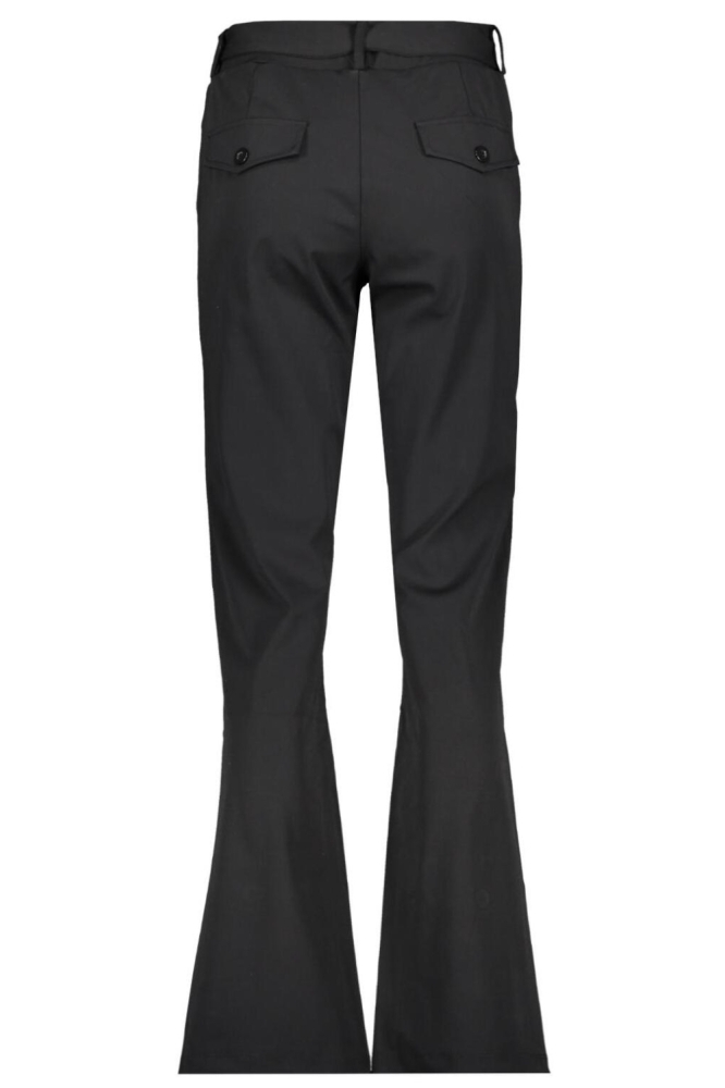 Zoso zwarte dames broek | Achteraanzicht