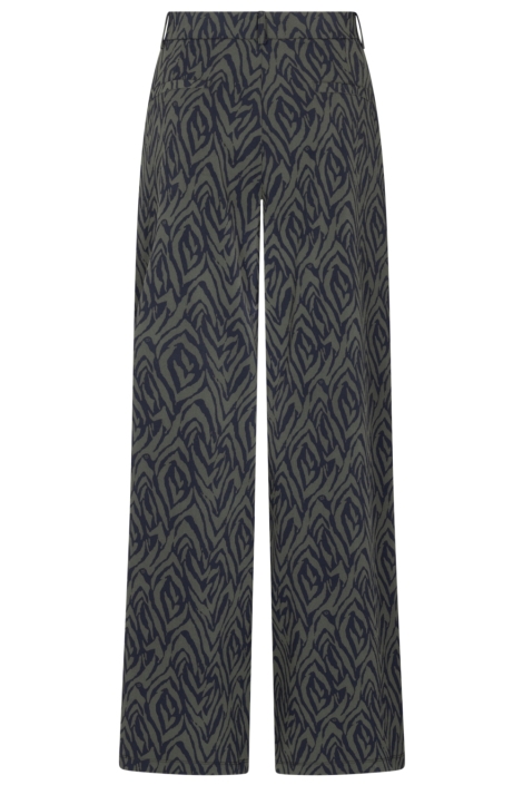 Zoso bruine dames broek | Achteraanzicht