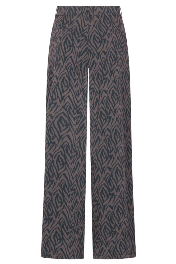 Zoso blauwe dames broek | Achteraanzicht