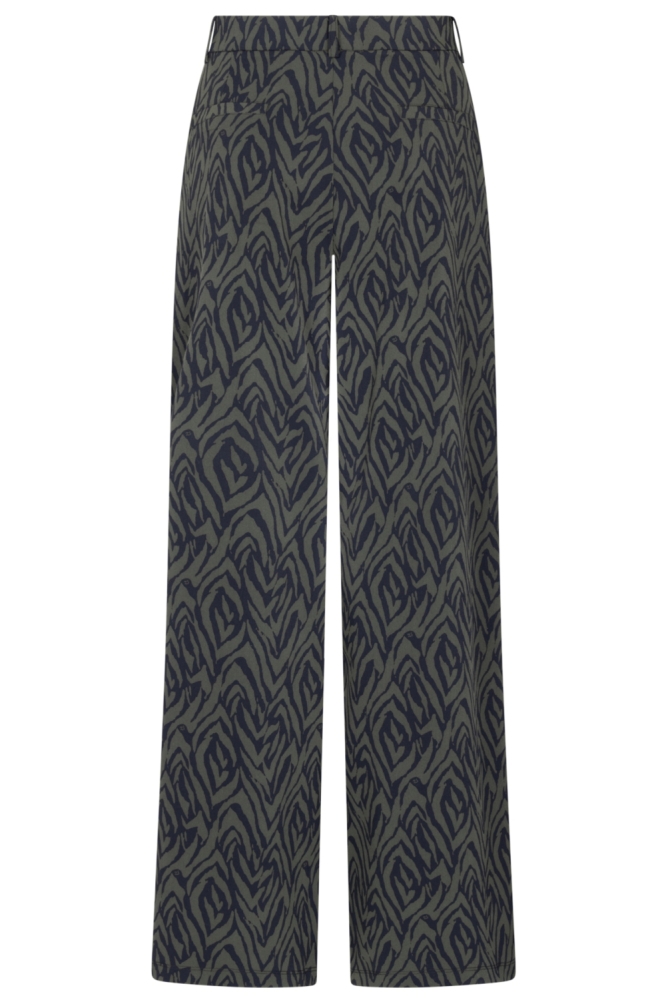 Zoso bruine dames broek | Achteraanzicht