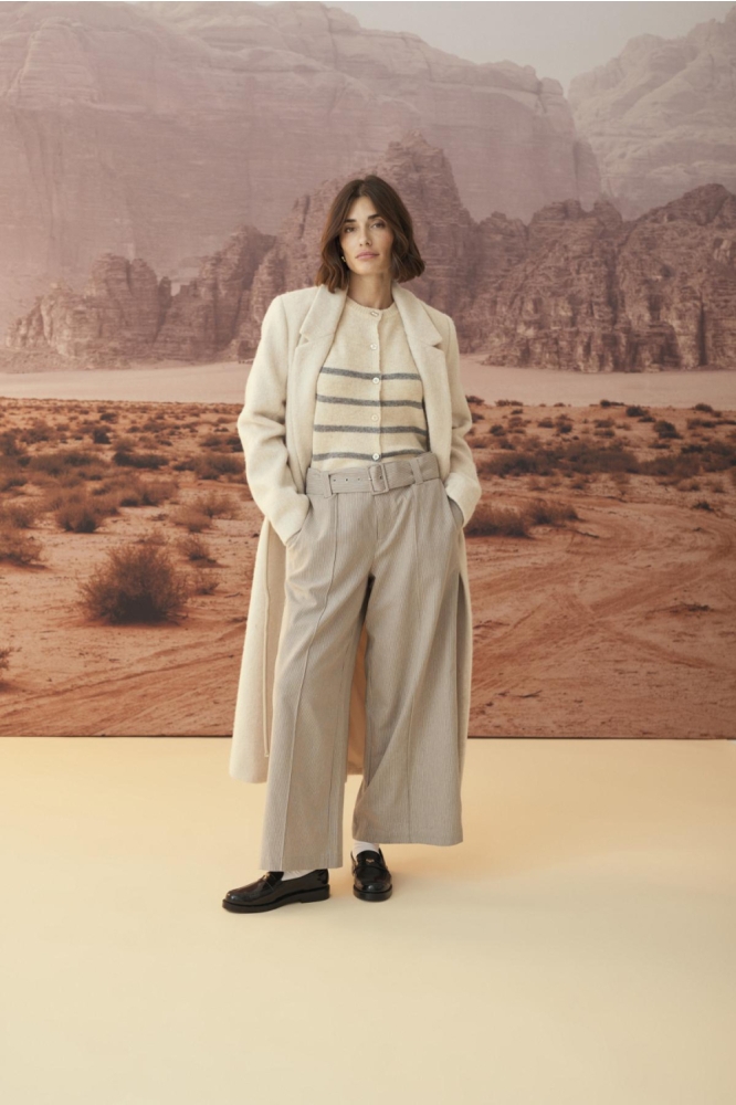 Culture beige dames broek | 