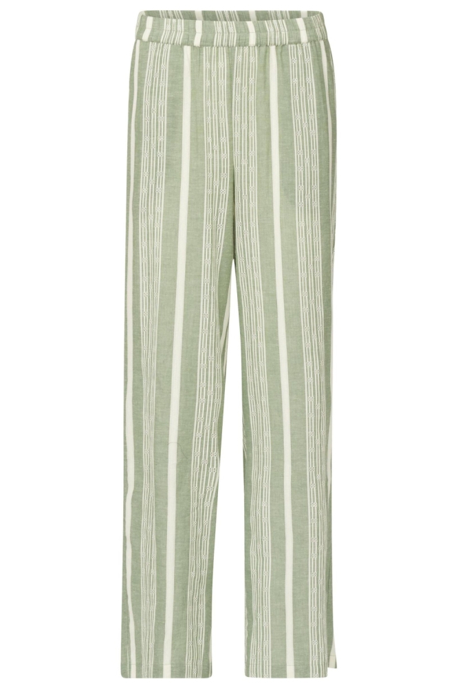SisterS point groene dames broek | Vooraanzicht