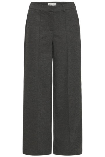 Ichi Broek IHKATE SUS OFFICE LONG WIDE PA 20125017 200319 DARK GREY MELANGE