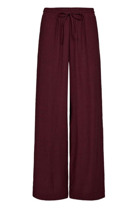 Freequent bordeaux dames broek | Vooraanzicht
