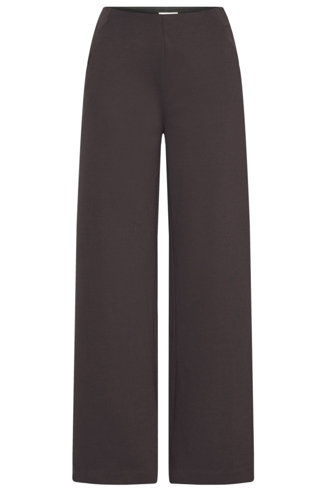 Ichi bruine dames broek | Vooraanzicht