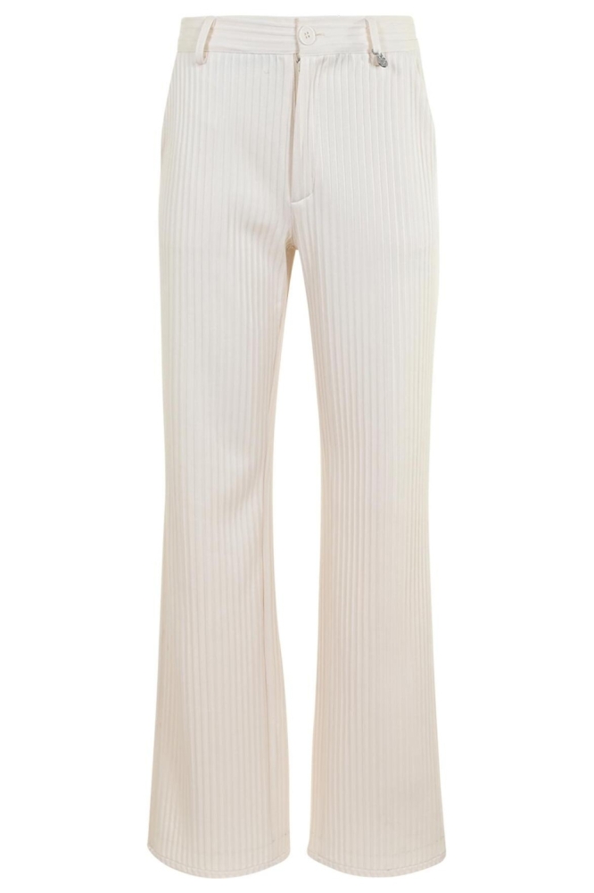 Maicazz ecru dames broek | Vooraanzicht