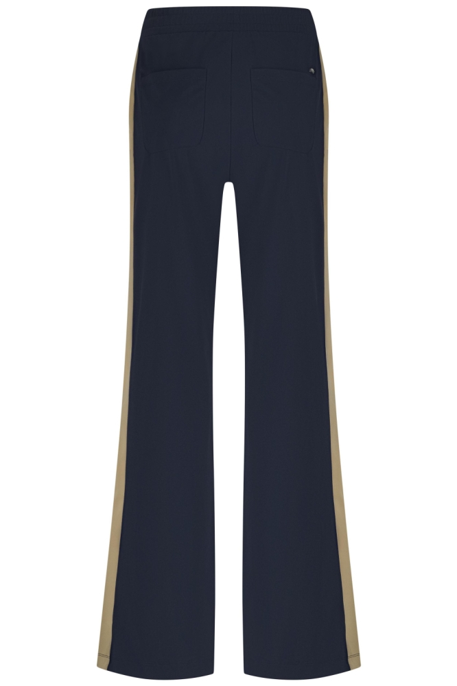 Lady Day blauwe dames broek | Achteraanzicht