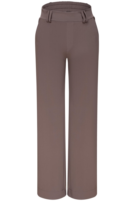 Kimara taupe dames broek | Vooraanzicht
