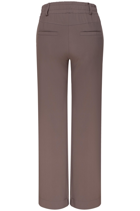 Kimara taupe dames broek | Achteraanzicht