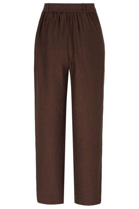 LolaLiza bruine dames broek | Achteraanzicht