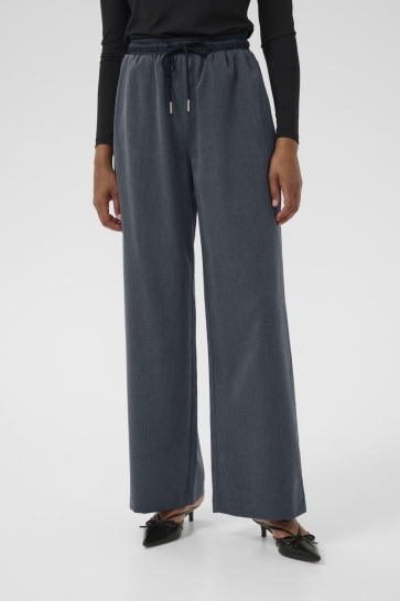 Kaffe Broek KANEVIL PANTS 10510631 100125 DARK GREY MELANGE