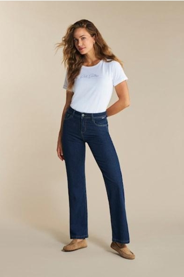 Red Button COLETTE 5 POCKET SRB4334 Dark Blue