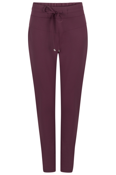 Zoso bordeaux dames broek | Vooraanzicht