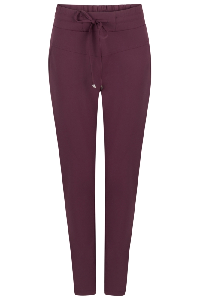 Zoso bordeaux dames broek | Vooraanzicht
