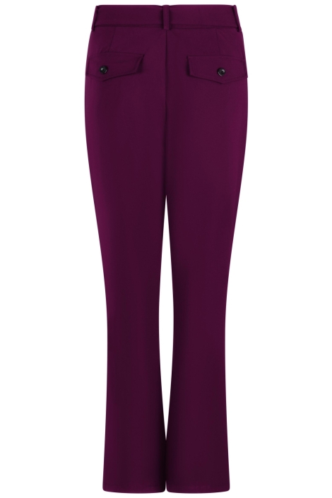 Zoso bordeaux dames broek | Achteraanzicht