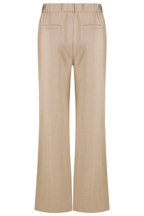 C&S The Label camel dames broek | Achteraanzicht