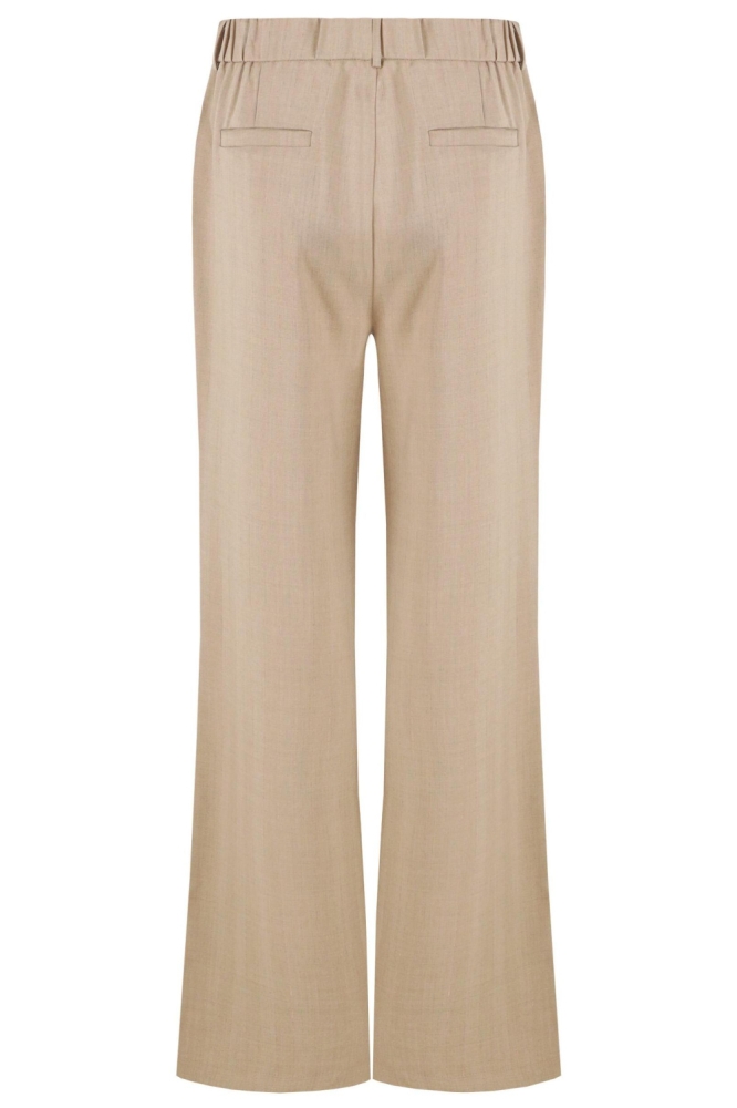 C&S The Label camel dames broek | Achteraanzicht