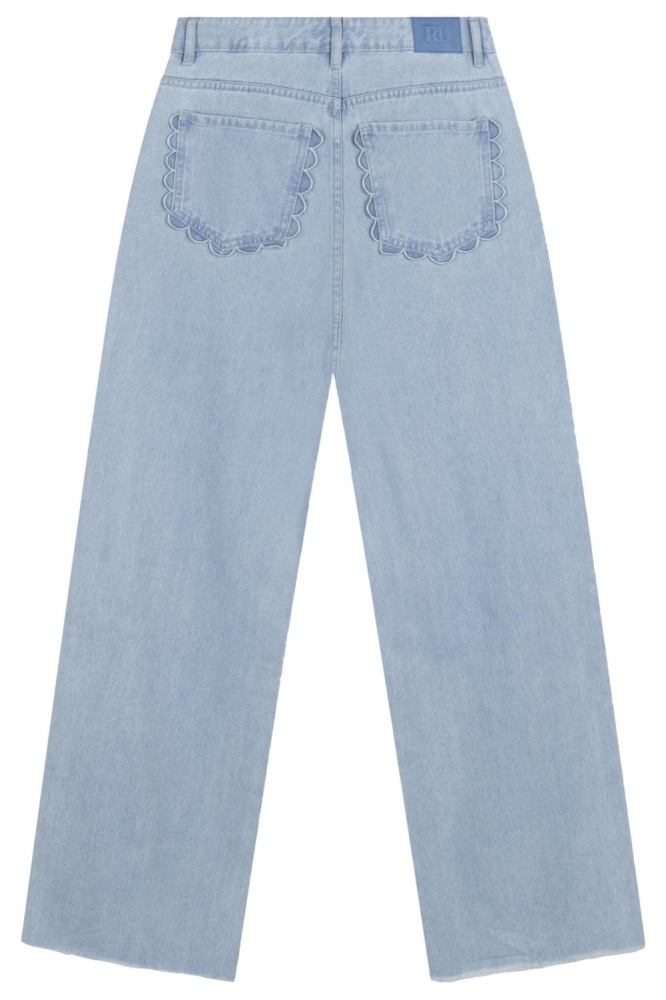 Refined Department blauwe dames jeans | Achteraanzicht