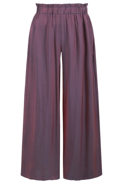 Fluresk paarse dames broek | Vooraanzicht