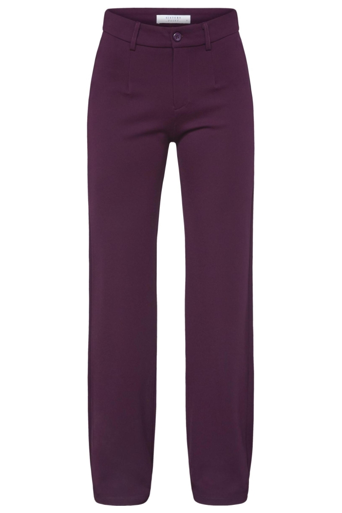 SisterS point bordeaux dames broek | Vooraanzicht