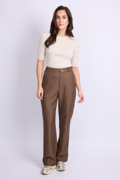 C&S The Label groene dames broek | Model