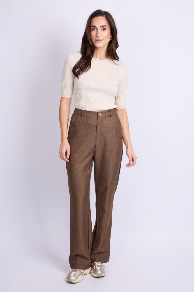 C&S The Label groene dames broek | Model