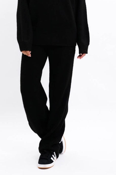 Malelions zwarte dames broek | Model vooraanzicht