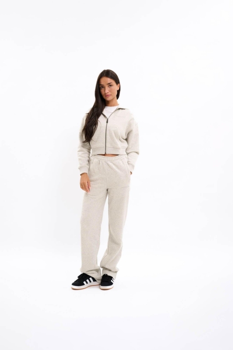Malelions grijze dames broek | Model