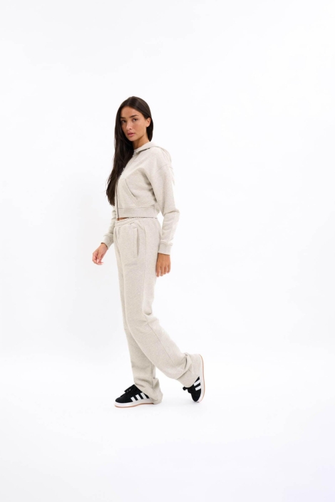 Malelions grijze dames broek | Model
