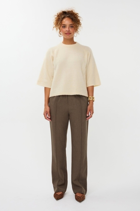 Ydence bruine dames broek | 
