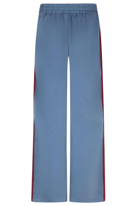 Ydence blauwe dames broek | Achteraanzicht